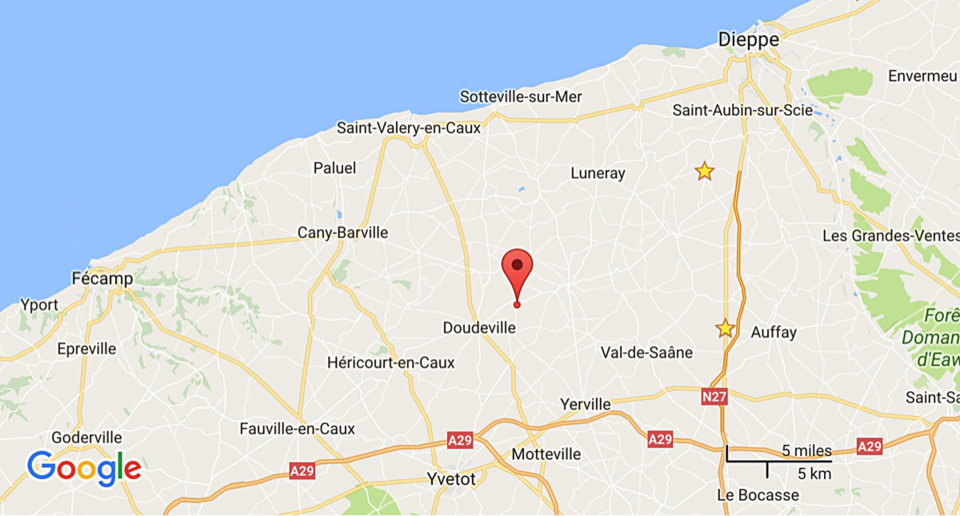 Seine-Maritime : deux blessés dans un accident de la route près de Doudeville 