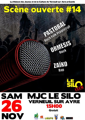 Découvrez l'univers musical de trois groupes sur la scène du Silo à Verneuil-sur-Avre