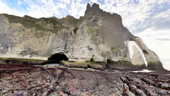 Les promeneurs ont été piégés par la marée au Trou à l'homme (Illustration)
