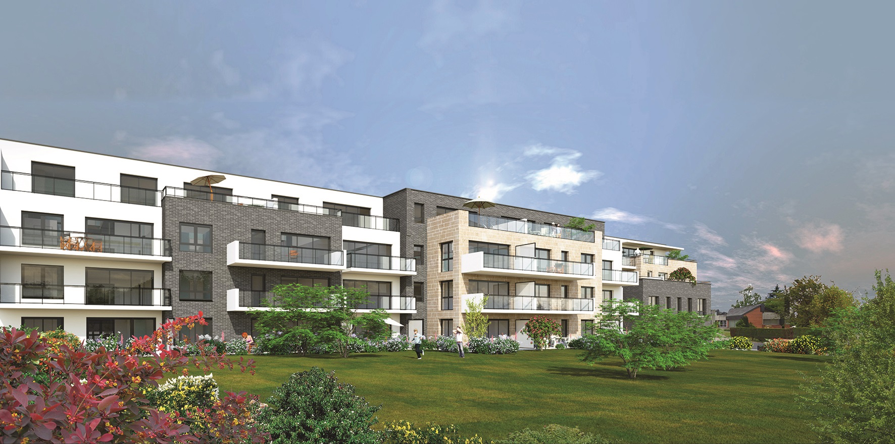 Perspective de ce que sera la future résidence Carré d'Or (Illustration@DR)