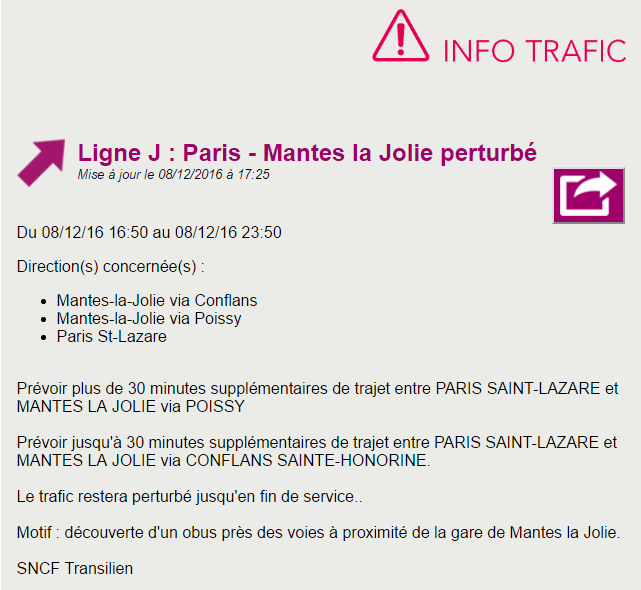 Découverte d'une bombe de 500 kg à Mantes-la-Jolie :  immeubles évacués cet après-midi