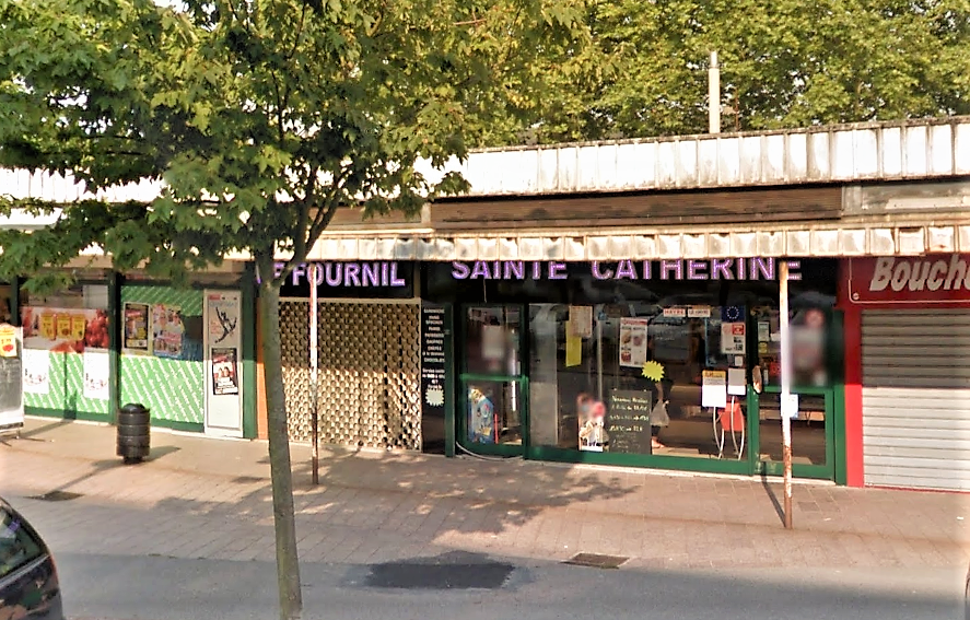 La boulangerie Le Fournil a été détruite par le feu cette nuit et sa structure menace de s'effondrer (Capture d'écran ©Google Maps 2014)
