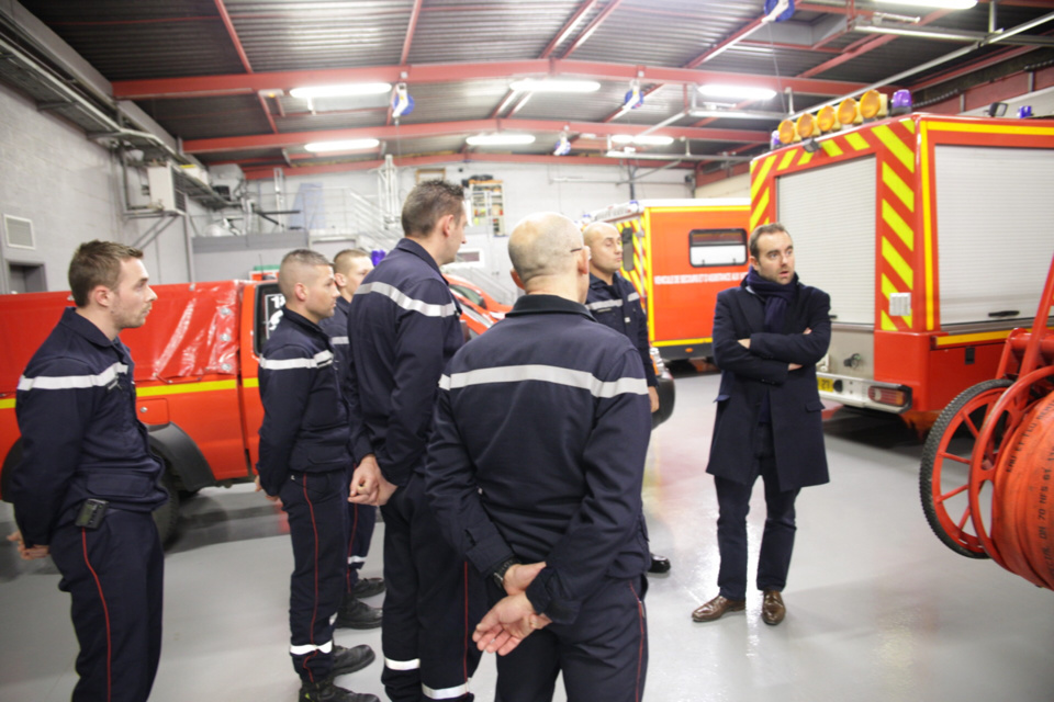 Puis au centre opérationnel d'incendie et de secours (Codis76)