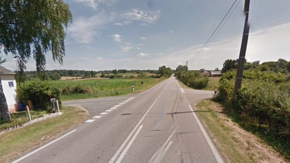Le piéton a été percuté à ce carrefour sur la RD 919 ( illustration)