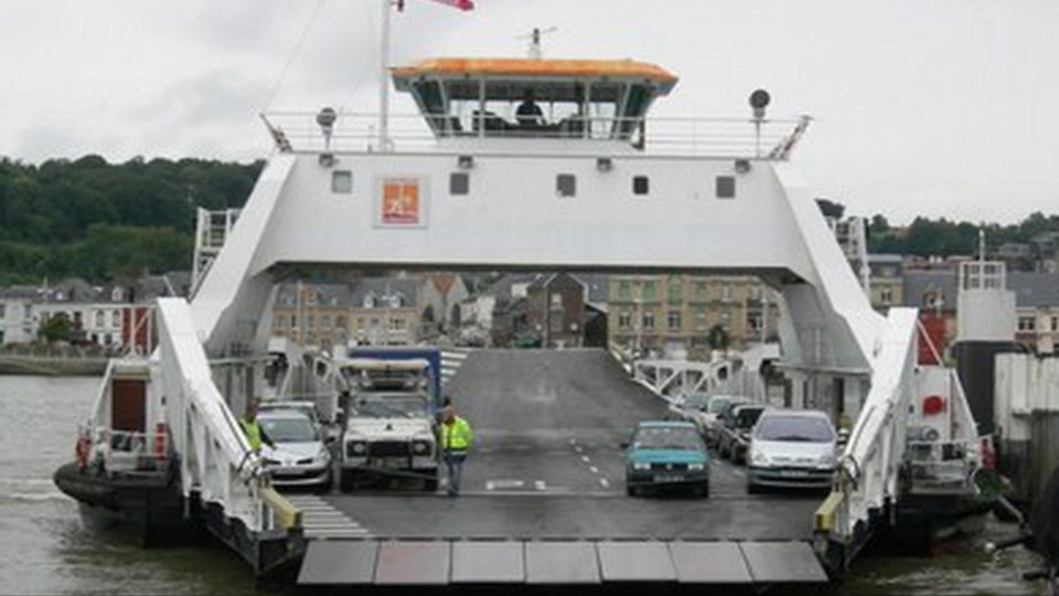 Le bac de Quillebeuf sera fermé du 22 au 26 février, dans un souci d’équité des usagers, indique le Département (illustration)
