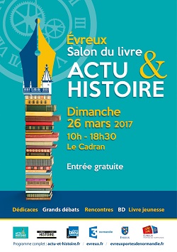 Evreux : une quarantaine d'auteurs, journalistes et écrivains, attendus au salon du livre ce dimanche 26 mars