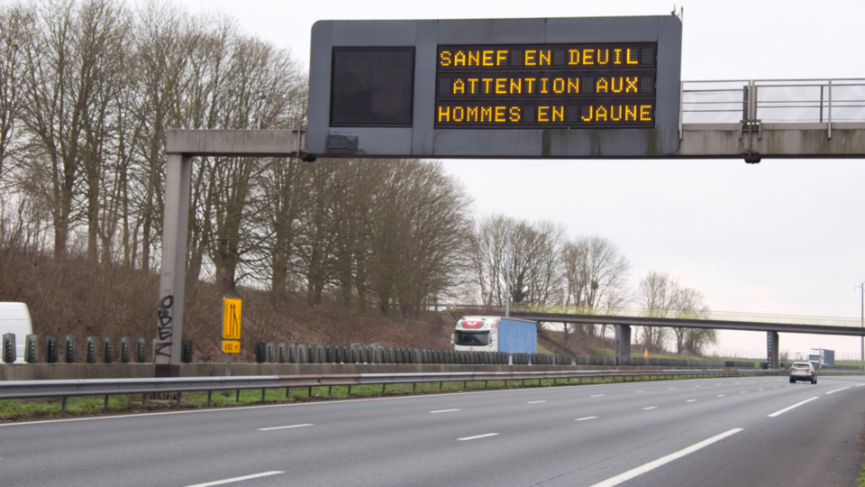 Un ouvrier de Sanef tué dans un accident sur l'autoroute A1 près d'Arras