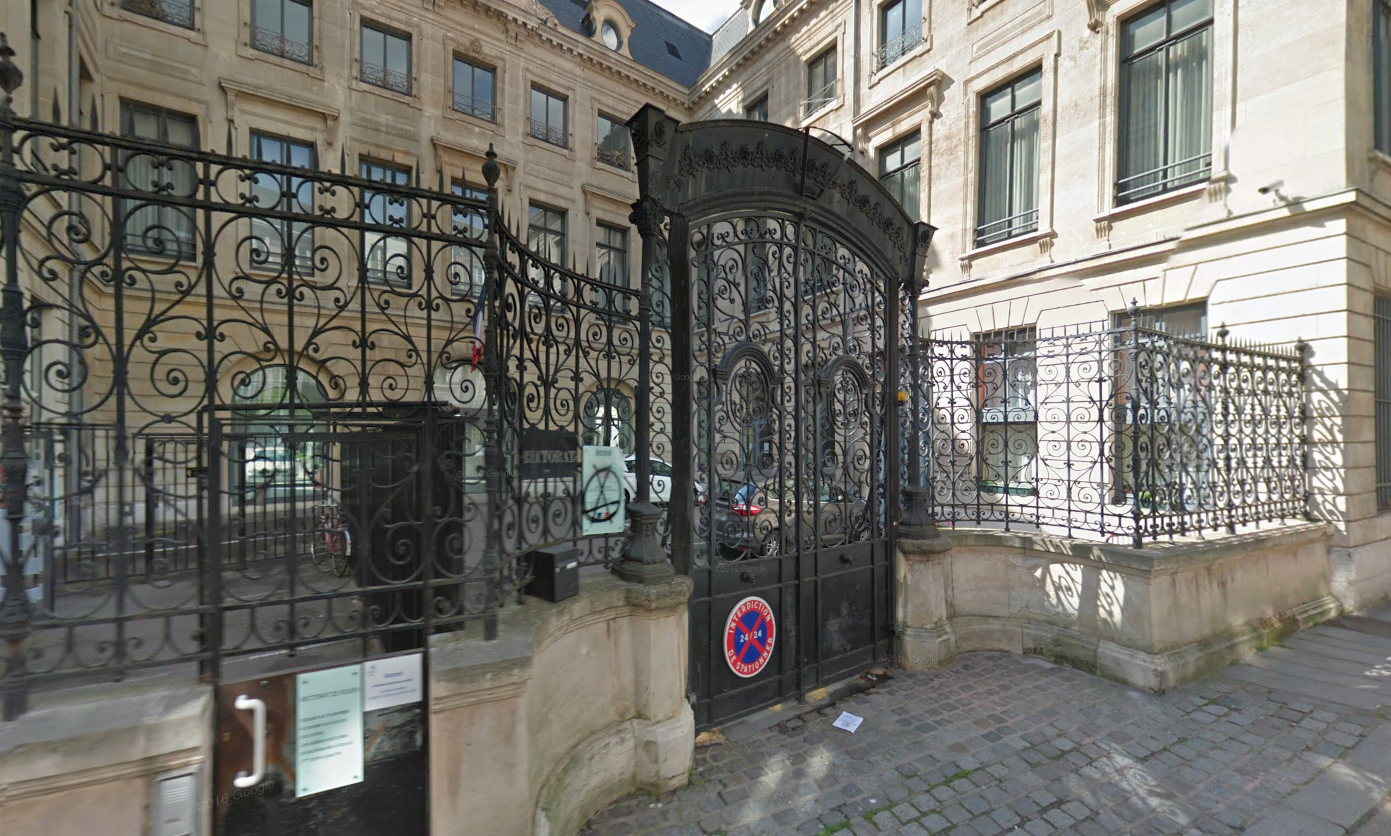 Le rectorat de Rouen, rue de Fontenelle (illustration©Google Maps)