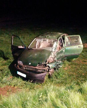 L'état de la Fiat démontre la violence du choc (©DR)