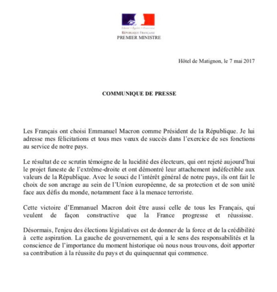 Emmanuel Macron élu président de la République 