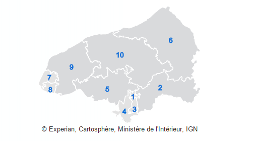 Elections législatives : découvrez les noms des candidats, circonscription par circonscription, dans l'Eure et la Seine-Maritime