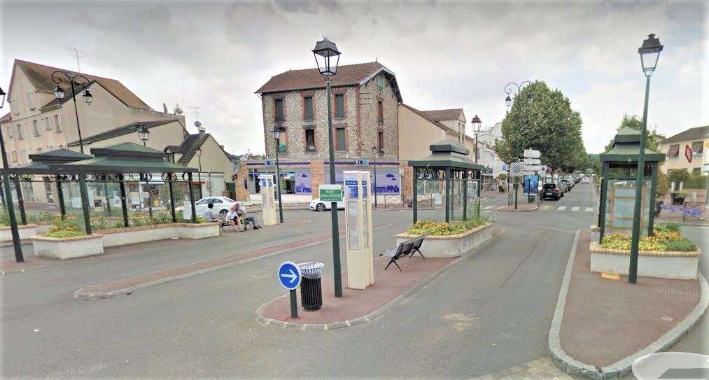 Gare routière des Clayes-sous-Bois (illustration © Google Maps)