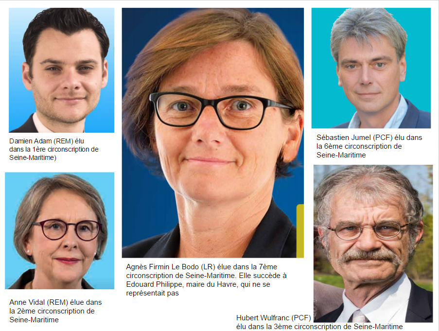 Elections législatives les élus en SeineMaritime et dans l'Eure