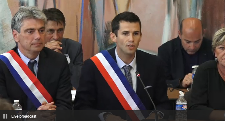Nicolas Langlois élu avec 30 suffrages exprimés (Capture d'écran)