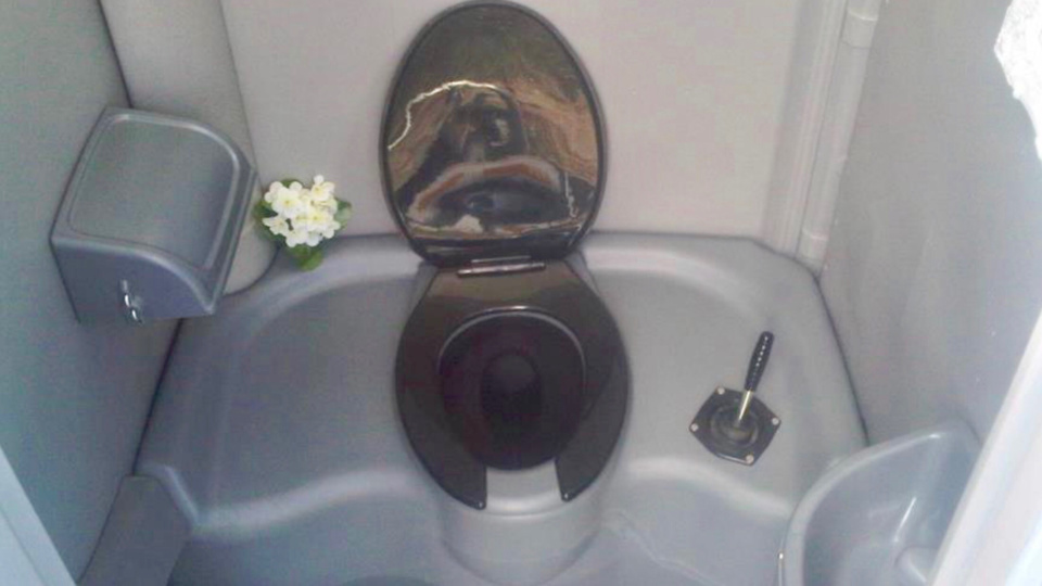 Le casseur s'est blessé a une main en détériorant les toilettes (illustration)