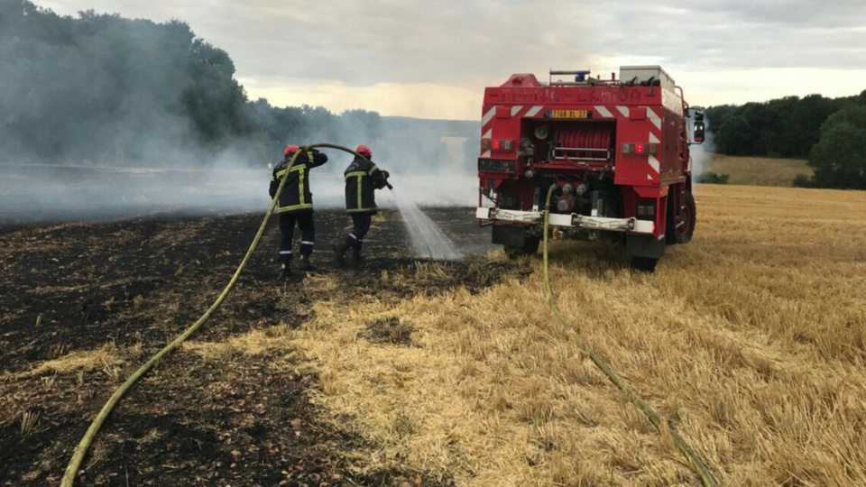 Les sapeurs-pompiers ont été sollicités à plusieurs reprises dimanche (Photo @D.R.)