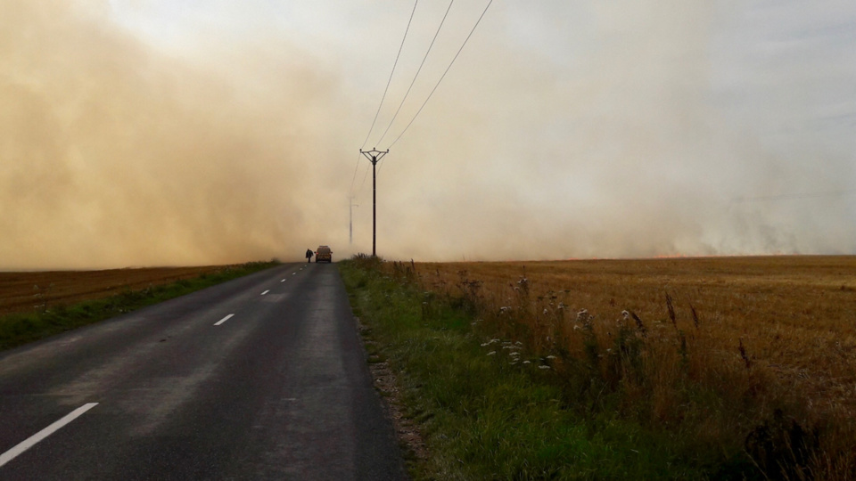 Écran de fumée sur la D89
