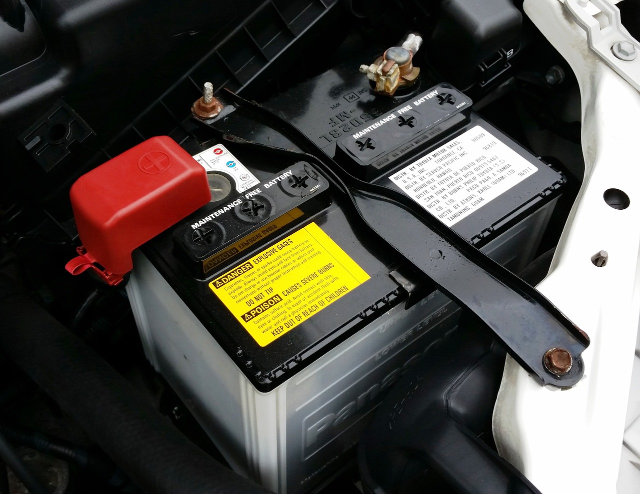 Les batteries venaient d'être volées dans deux véhicules rue Kennedy (Illustration © Pixabay)