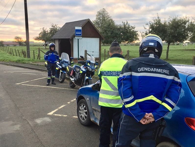 Nouvelle opération de sécurité routière autour d’Yvetot, ce matin : 13 infractions constatées 