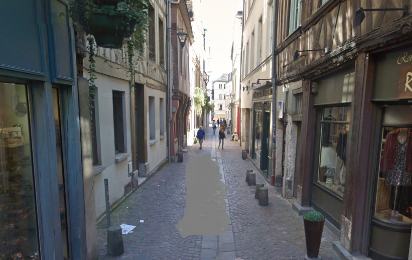 La rue Saint-Nicolas où la jeune fille et le jeune homme ont été agressés (Illustration © Google Maps)