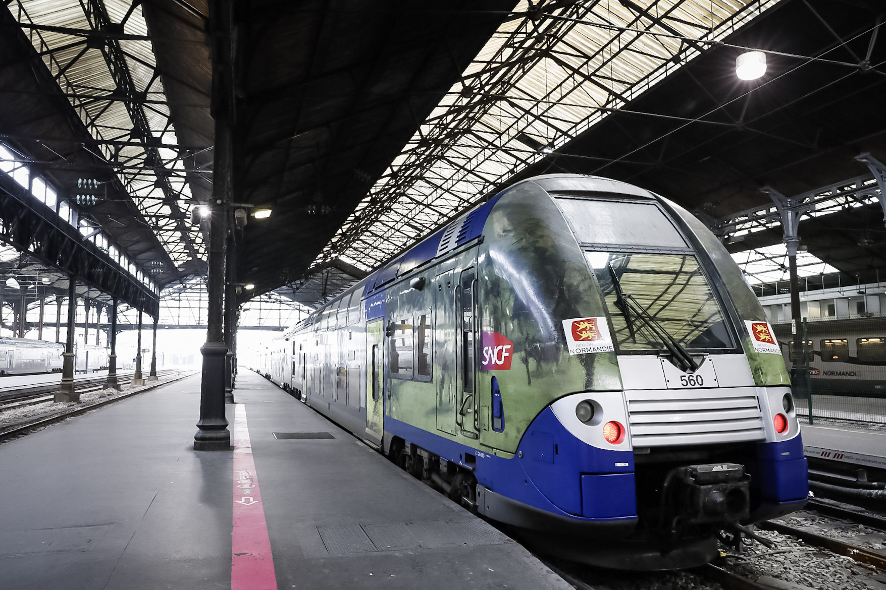 Des portiques anti-fraude sur les lignes normandes à la gare Paris Saint-Lazare 