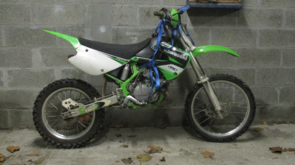 La justice a ordonné la destruction de la moto saisie par les gendarmes (Photo © Gendarmerie)