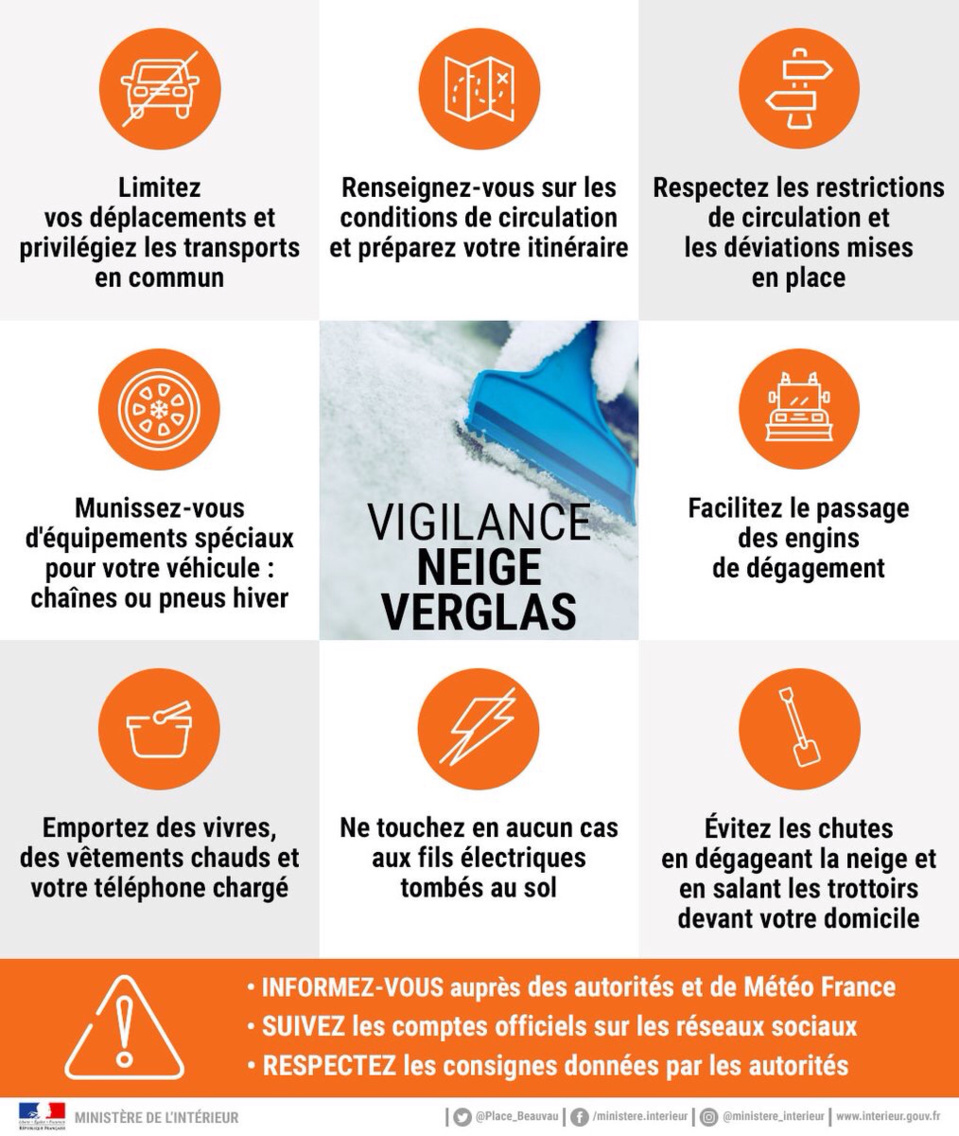 Conditions de conduite difficiles dans l'Eure : la préfecture active le centre opérationnel départemental 