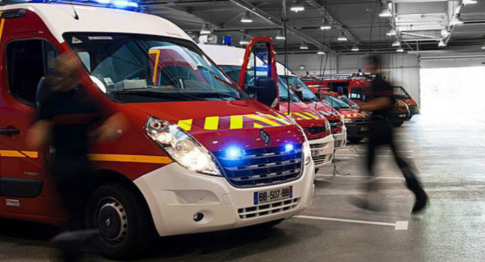 Les sapeurs-pompiers de Seine-Maritime sont intervenus à deux reprises cet après-midi pour éteindre des incendies - Illustration