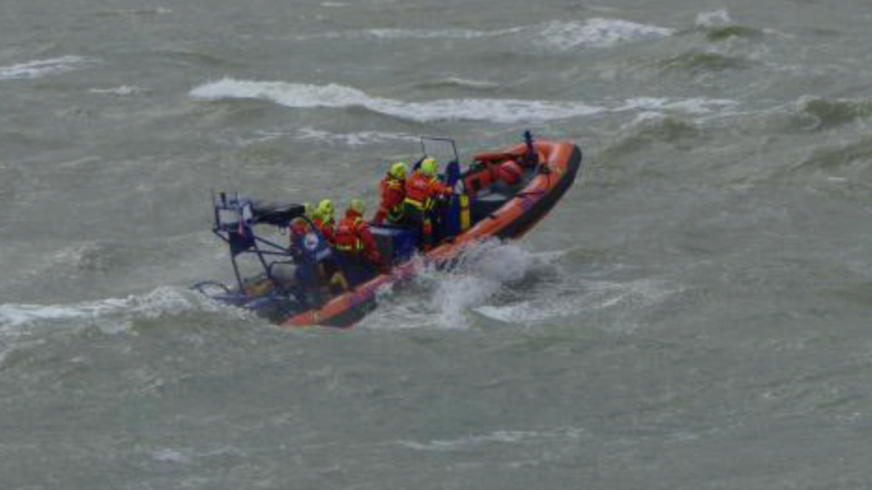 Les promeneurs ont été secourus par les sauveteurs en mer de la SNSM de Berck-sur-Mer - Illustration @ SNSM Berck-sur-Mer