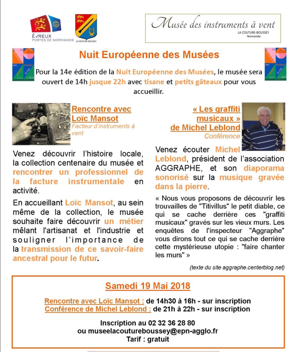 Le musée des instruments à vent à La Couture-Boussey (Eure) ouvert pour la nuit des musées 
