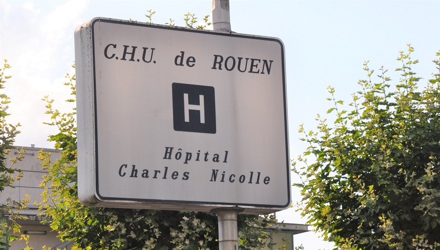 La victime a été admise aux urgences du CHU de Rouen. Son pronostic vital ne serait pas engagé - Illustration © infonornandie