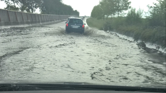 Routes et caves inondées : 55 interventions en fin de journée - Illustration © infonormandie