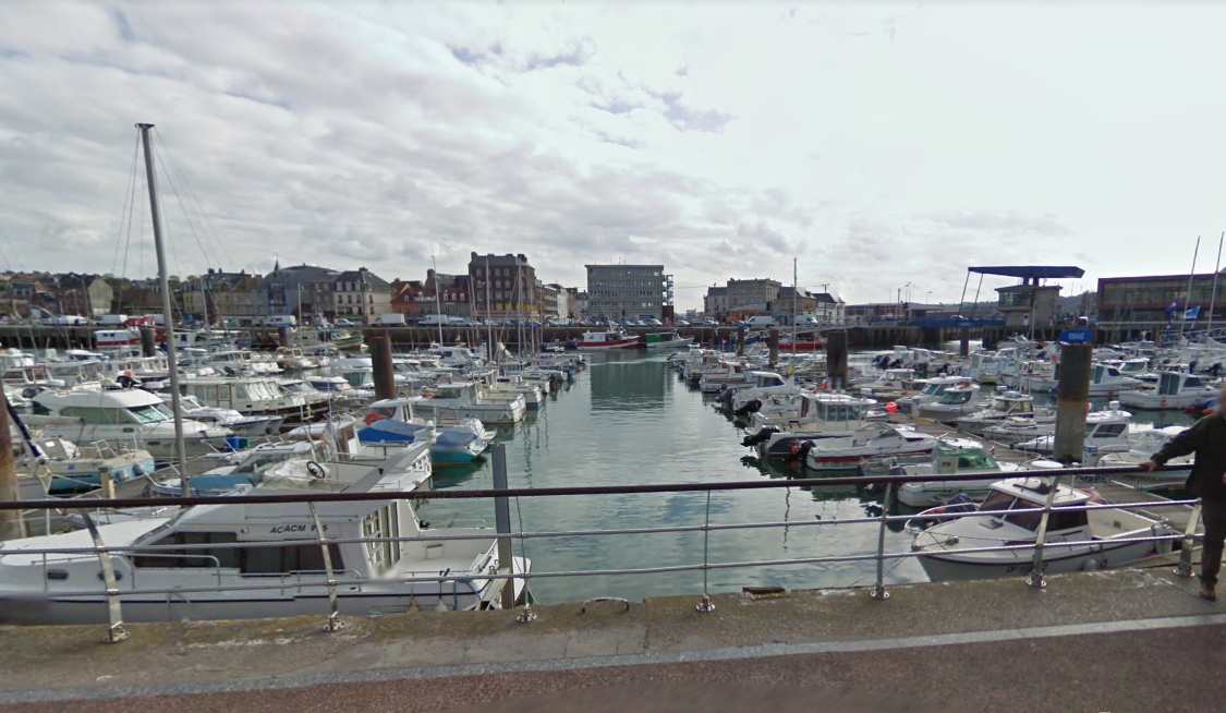 Le port de plaisance de Dieppe - illustration © Google Maps