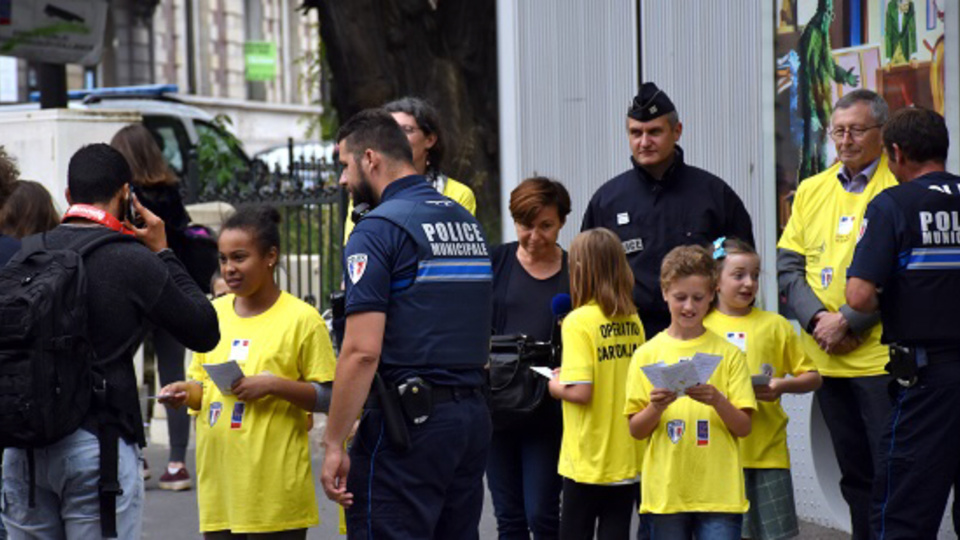 Les écoliers ont rappelé à l'ordre les piétons imprudents  ©DDSP76