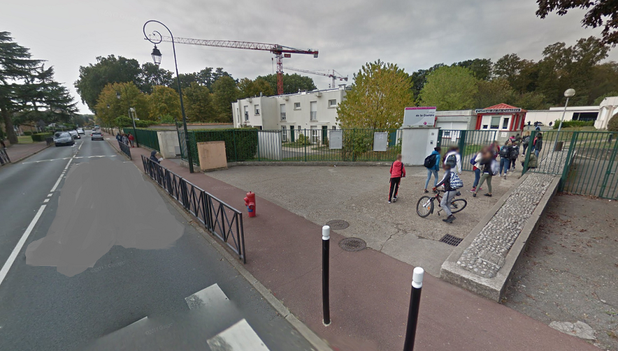 L'accident est survenu à proximité du collège de la Couldre, avenue des Quatre Pavés du Roy - Illustration © Google Maps
