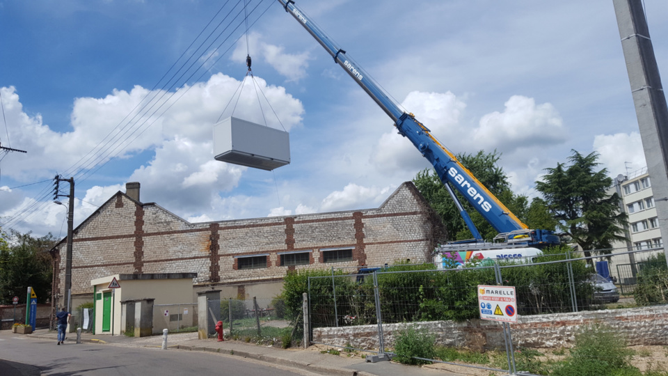 Caudebec-lès-Elbeuf : installation d’une classe modulaire à l’école Victor Hugo pour la rentrée