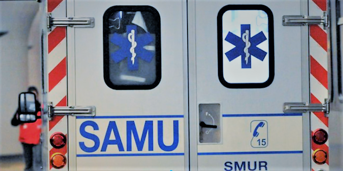 Le blessé grave a été médicalisé sur place par le SAMU avant d'être transporté à l'hôpital Jacques-Monod - Illustration