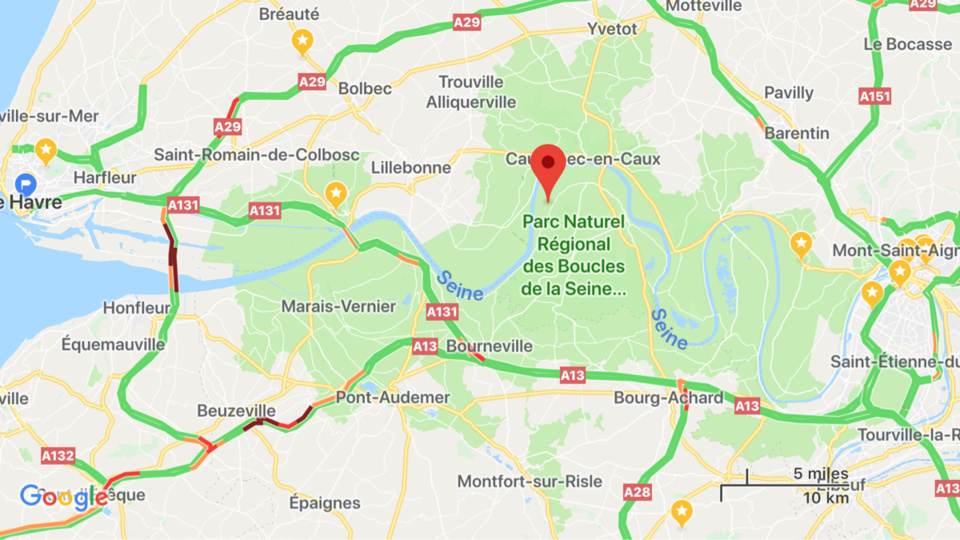 Seine-Maritime : leur kayak chavire au passage d’une péniche, les trois hommes sont indemnes