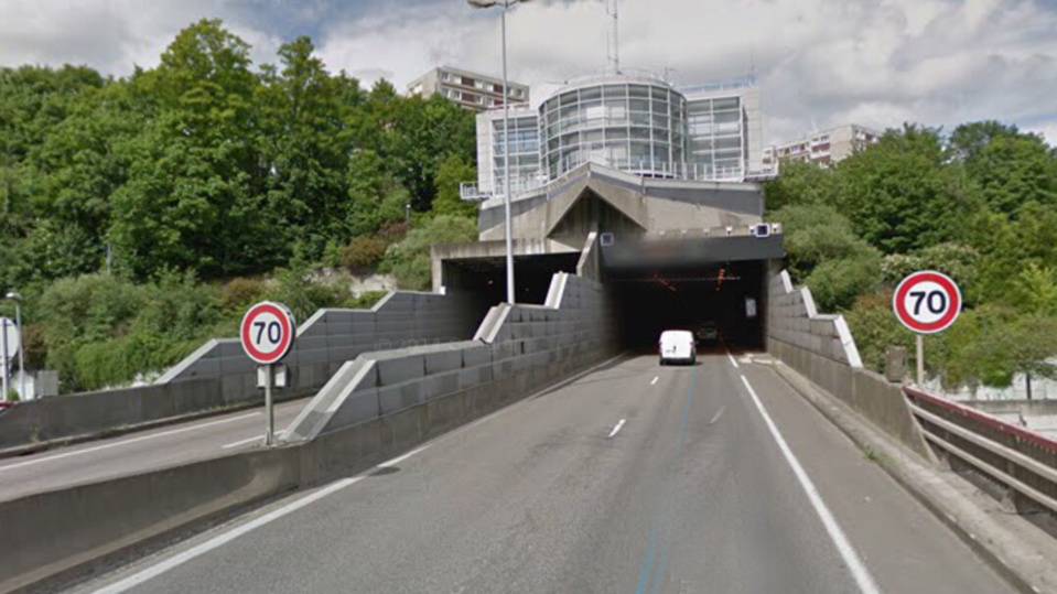 Le tunnel de la Grand’Mare, sur la RN28