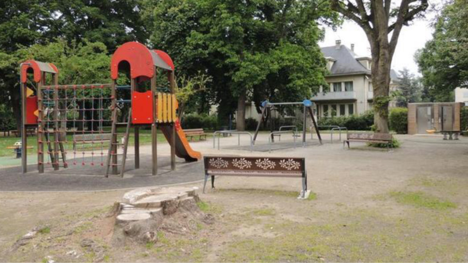 L’exhibitionniste a été arrêté près de l’aire de jeux du square Delaunay - Illustration @ D.R.
