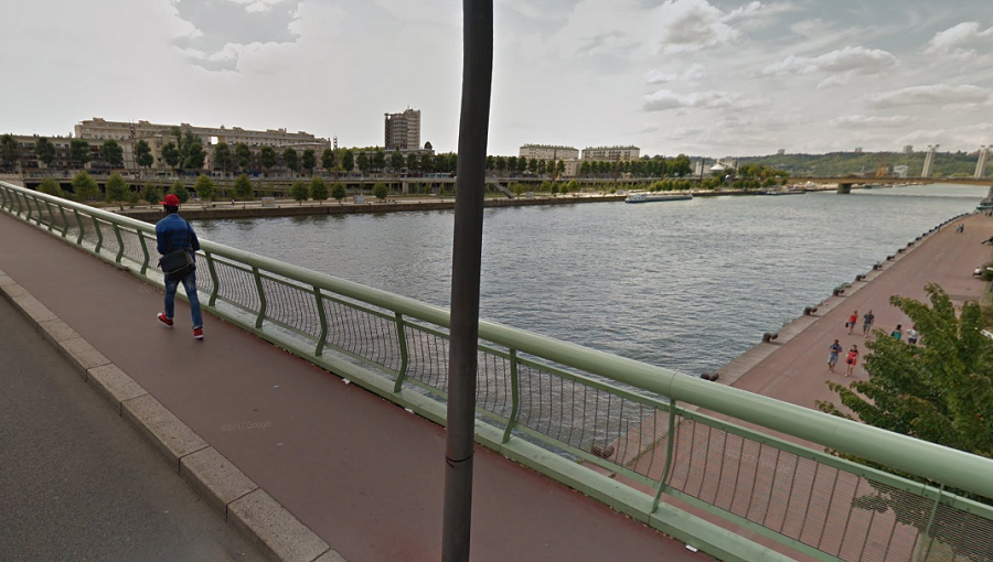 Le pont Jeanne d'Arc à Rouen