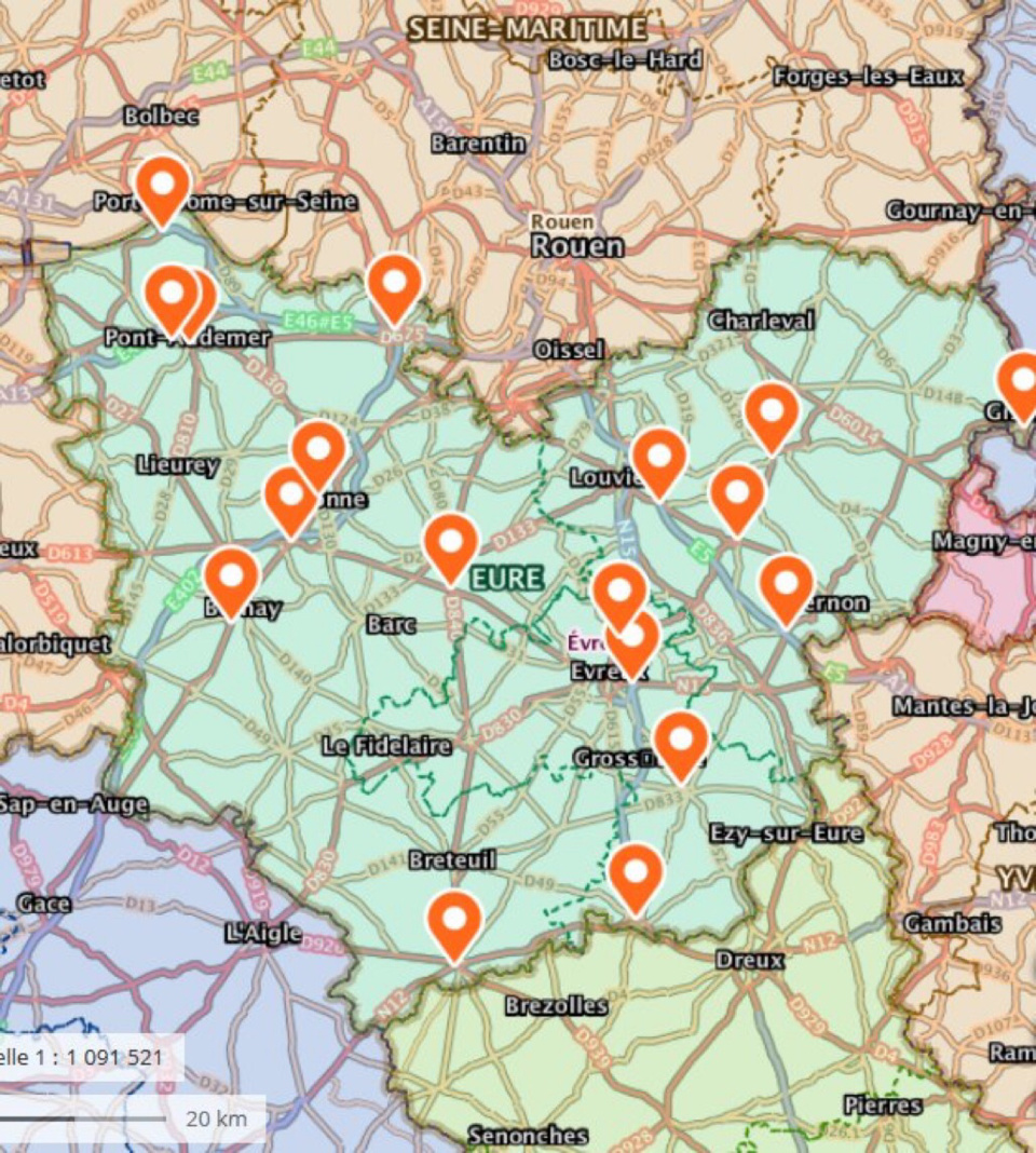 Les Gilets jaunes restent mobilisés dans l'Eure et en Seine-Maritime : où sont les barrages