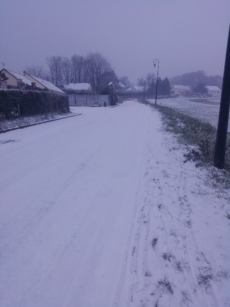 De la neige et du verglas sont attendus sur les routes de l'Eure ce mercredi - Illustration © infonormandie