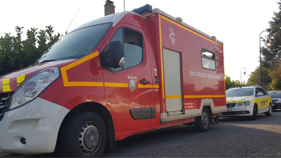 Les sapeurs-pompiers ont prodigué sur place les premiers soins aux deux blessés - Illustration @ infonormandie