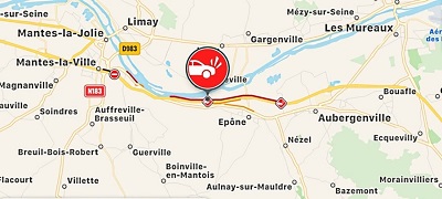 A13 : un habitant de Vernon (Eure) fauché mortellement par un automobiliste qui s'enfuit à pied