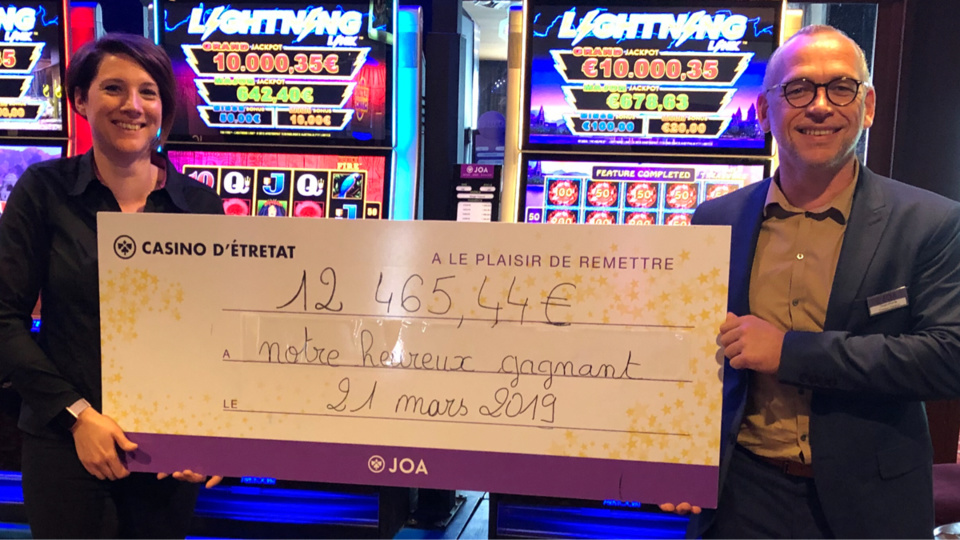 Seine-Maritime : deux jackpots au casino d’Étretat, plus de 21 500€ gagnés la même semaine