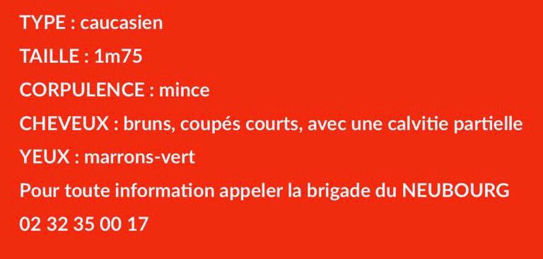 Disparition de Guillaume dans l’Eure : la gendarmerie lance un appel à témoin