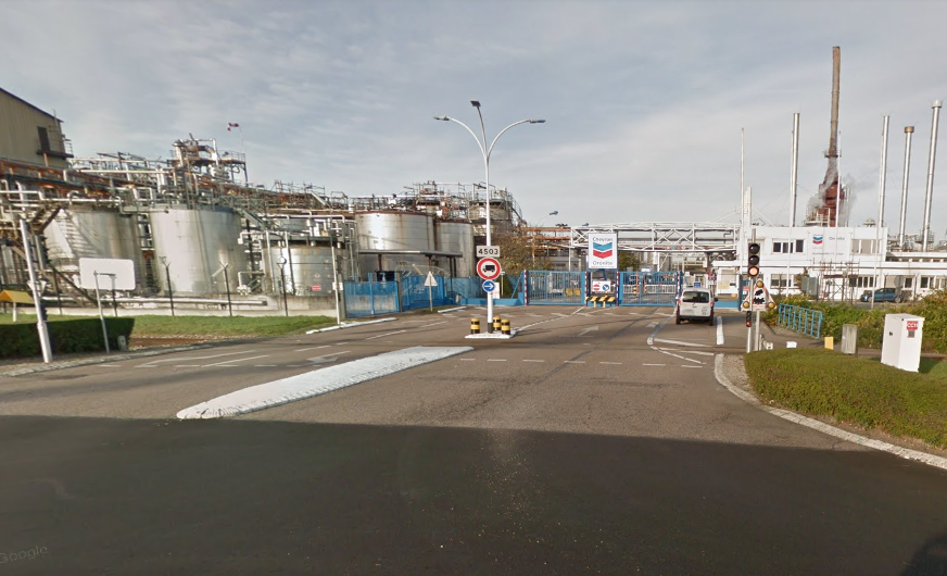 L'usine Chevron à Gonfreville-l'Orcher