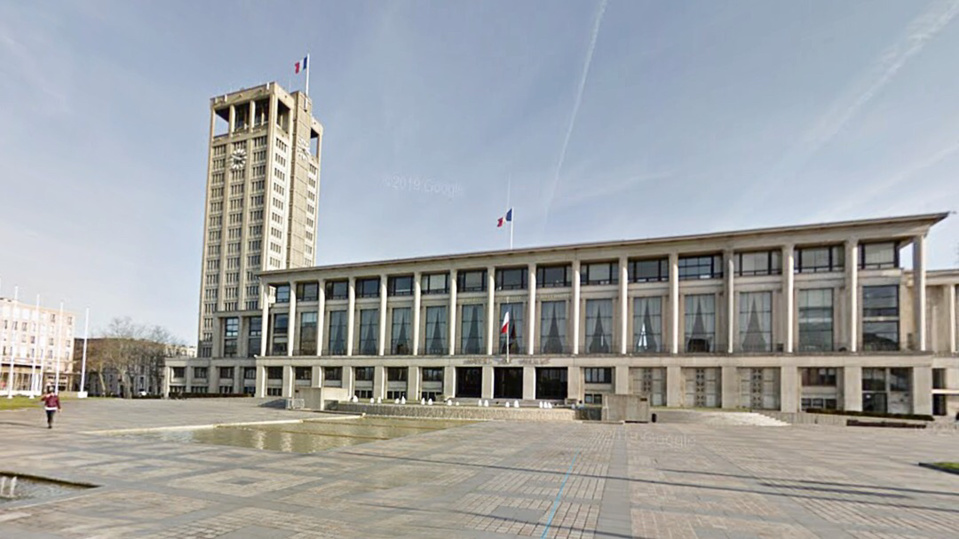 Place de l’Hôtel de Ville du Havre - illustration