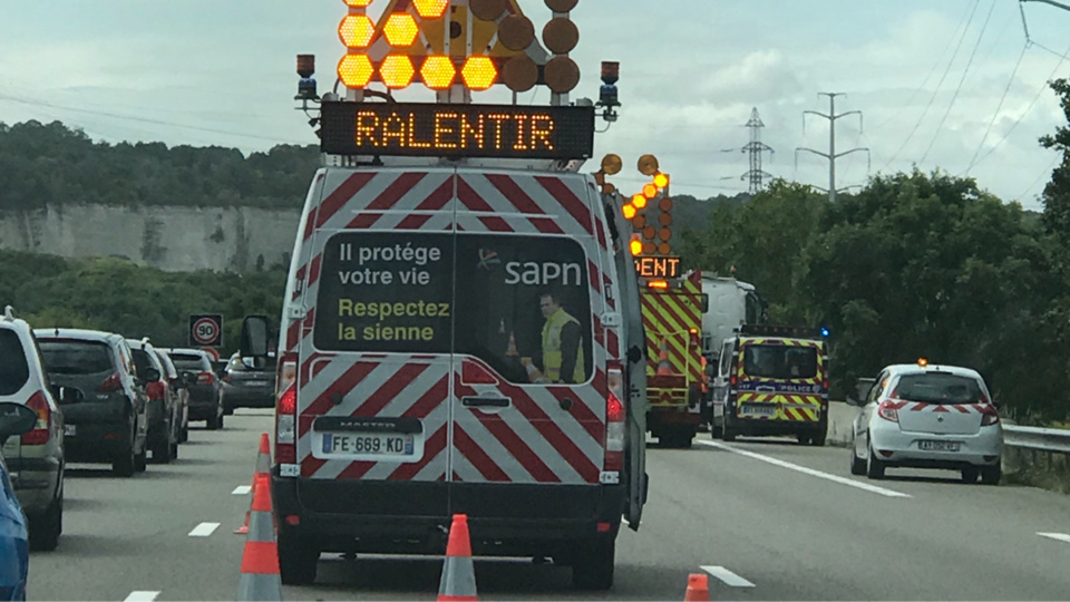 Le trafic est très perturbé entre les Mureaux et Mantes à cause de cet accident - Photo @ SL/Infonormandie